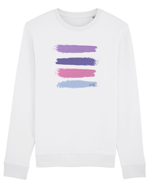 Unisex Rundhals-Sweatshirt "Araise - Acryl Stripes"