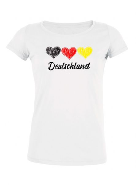 Damen Rundhals T-Shirt "WM - Team Germany"